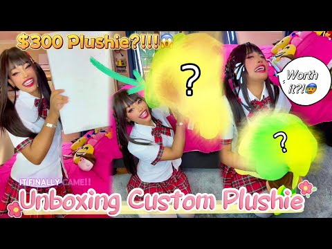 😩FINALLY! Unboxing Custom made Plushie😱!FROM MY FAVOURITE GAME😳Sachi Unboxes-  Custom Plushie Ep. 1💗