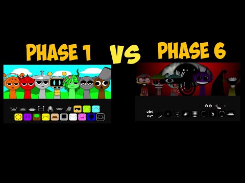 Phase 1 VS Phase 5 in Incredibox Sprunki!