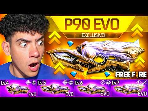 CONSIGO LA NUEVA P90 EVOLUTIVA AL MÁXIMO en FREE FIRE !! - TheDonato