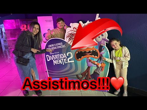 Fomos ao cinema assistir Divertidamente 2!❤️