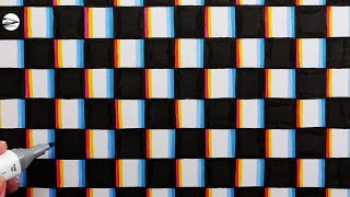 How to Draw a Chromatic Aberration Checkerboard Effect