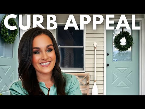 Curb Appeal & Front Porch Makeover on a Budget: Easy Ideas!