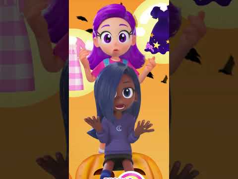 뭐가 더 나을까? 인디고와 퍼플의 할로윈 밸런스 게임! 💜💙 #shorts #rainbowbubblegem #halloween