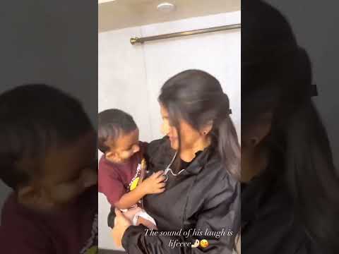 Sreeleela 🥺 தான் தத்தெடுத்த மாற்றுத்திறனாளி குழந்தையுடன் விளையாடிய Sree 🙏#humanity #motivation