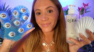 ASMR The Ocean Spa & Skincare 🐚 (layered sounds, personal attention)