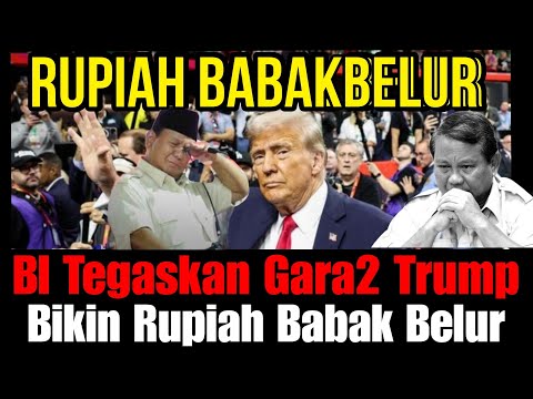 Rupiah Terancam gara2 Donal rump kata BI