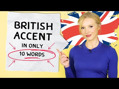 10 words to learn british accent