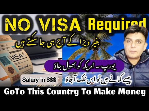 No Visa Required Country || VISA FREE COUNTRY || Travel Without Visa || Canadian Dream