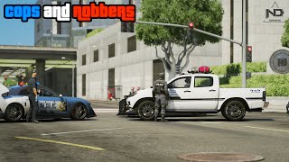 FiveM Cops and Robbers V #20 - CẢNH SÁT vs CƯỚP !!