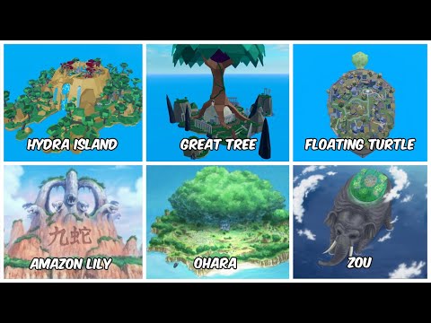 All Blox Fruits Island Vs One Piece Comparison!