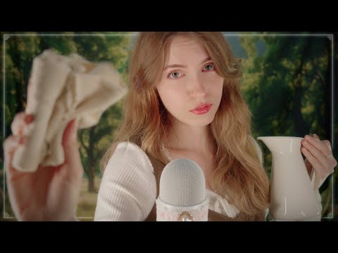 ASMR te CURO en el BOSQUE 🌿❤️ Relajante Atención Personal ❤️🌲