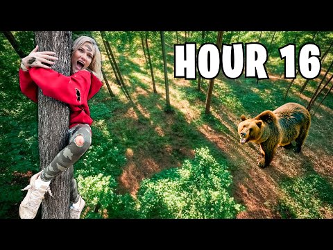 TWINS 24 HOUR SURVIVAL CHALLENGE! TOTALLY IN THE WILD!!