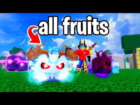 Getting EVERY Blox Fruit in 24 Hours