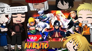 Hokages react RAP DOS HOKAGES| A VONTADE DO FOGO|  Naruto  |(7MZ) Gacha Club