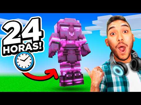 ⏰ 24 HORAS PARA CRIAR A ARMADURA MAIS RARA DO MINECRAFT!