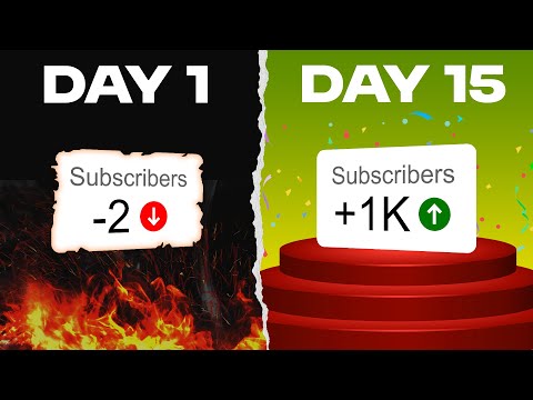 Want 1K Subscribers in Just 15 Days? DO THIS!