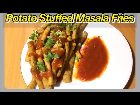 Potato Stuffed Masala Fries Unique Style Fries Potato