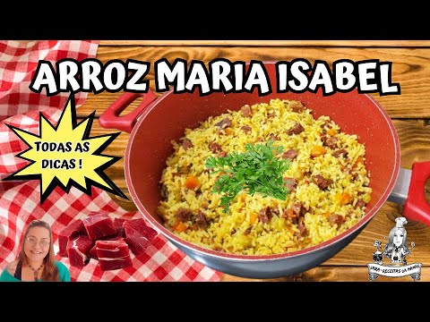 ARROZ MARIA ISABEL / PRATO ÚNICO /RECEITA TÍPICA DO PIAUÍ,MARANHÃO / DELICIOSO E QUE RENDE MUITO !