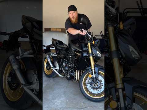 Installing Racefit Exhaust on Honda CB1000 Hornet!