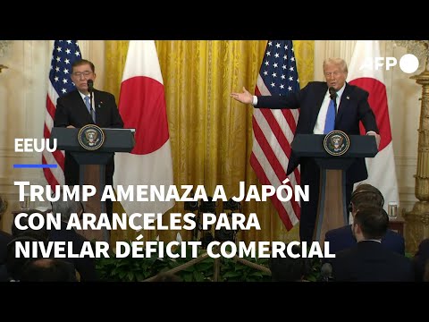 Trump amenaza a Japón con aranceles para equilibrar el déficit comercial | AFP