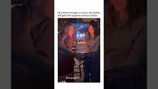 Hailey comforts Justin with gentle birthday gesture!