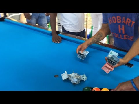 PIPI de AZUA vs CARLITO PIKETE jugando BOLA 8  $60,000 PESO A 8 MANOS Billar RD