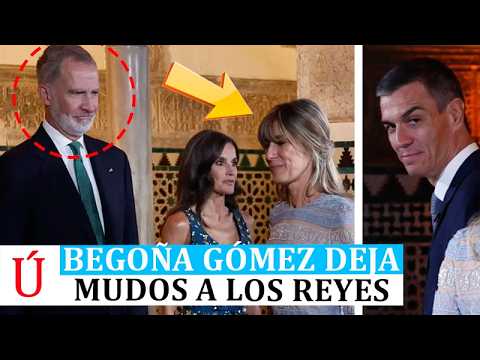 EL FEO de Begoña Gómez a Felipe VI y la METEDURA DE PATA de Sánchez que HIELA a Letizia en Sevilla