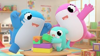 Baby Sharks learn BABYSITTING - Good Behavior for Kids