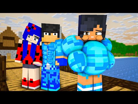 BAD LIAR MEME ICE APHMAU, AARON AND LADYBUG | ALBATROZ DANCE MEME - MINECRAFT ANIMATION #shorts