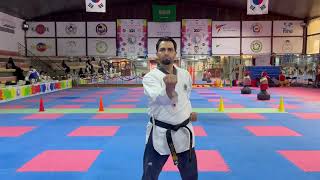 تايكوندو تعلم اول خمس حركات بومسي 1 للمبتدئين كابتن انس اوزون #taekwondo #كابتن_انس_اوزون #jeddah