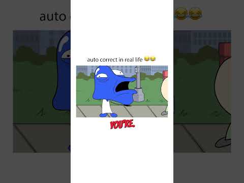 Auto Correct in real life  #animation  #animatedcomedy #funny #fyp