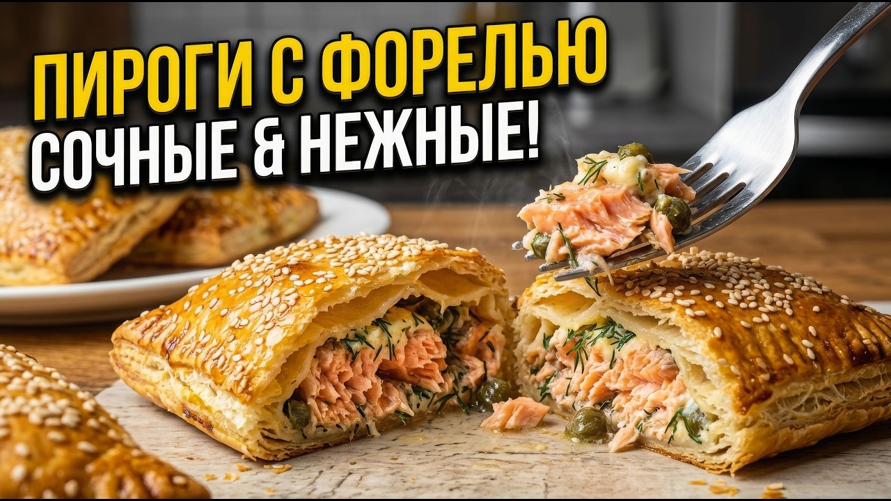 Как приготовить рыбные пироги с форелью - Светлана. Быстро вкусно. Легкие закуски на скорую руку.