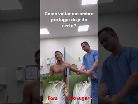 Como voltar um  ombro pro lugar do jeito certo! Vejam o sorriso no fim! #medicina #drdenisborba