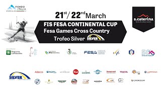 Cross Country, Fis Fesa Continental Cup | S. CATERINA | Pursuit e staffette Fesa Games