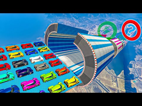 MEGA RAMPA RANDOM GIGANTE !!! 🐷GARE🐷 GTA 5 ONLINE