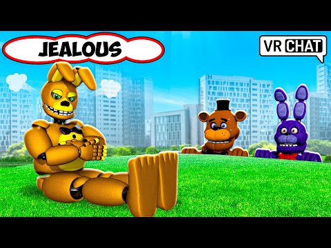 Spring Bonnie is JEALOUS of Freddy Fazbear?! in VRCHAT