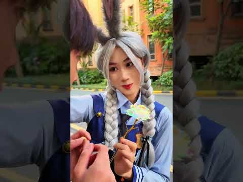 兔子警官撩人 #cosplay #funny #兔子警官