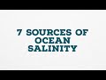 Factors Influencing Ocean Salinity