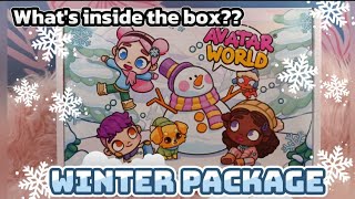 UNBOXING AVATAR WORLD WINTER PACKAGE ❄️☃️ | WHAT'S INSIDE THE BOX?? 🤔