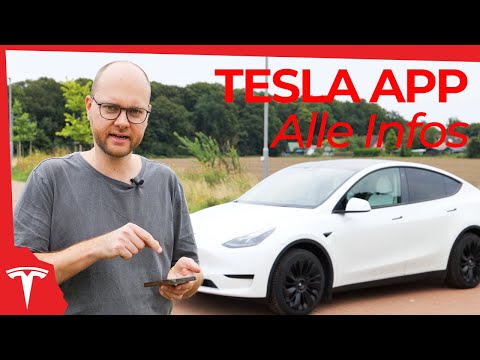 So geht Auto-Handy-App! Die Tesla-App erklärt (Tesla für Einsteiger)