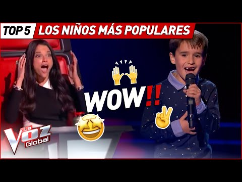 Son los talents MÁS POPULARES de La Voz Kids