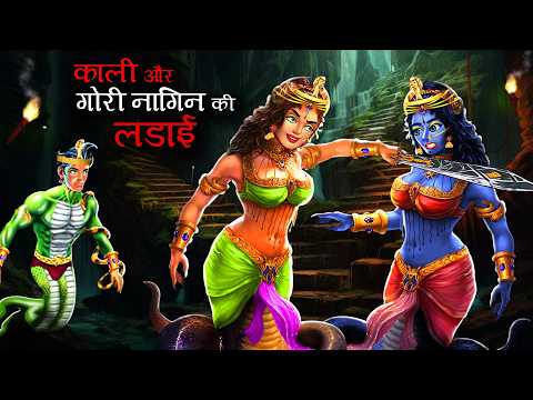 काली और गोरी नागिन की लडाई | GORI OR KALI NAGIN | | Naagin Story | Cartoon | Moral Stories