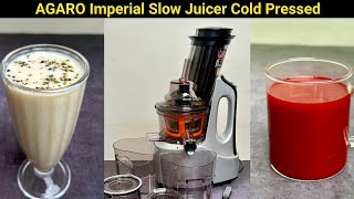 Agaro Slow Juicer | Agaro Slow Juicer Setup | Agaro Slow Juicer Review | Agaro Slow Juicer Demo 