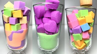 Kinetic Sand ASMR, Drop and squish, Very Satisfying and Relaxing.