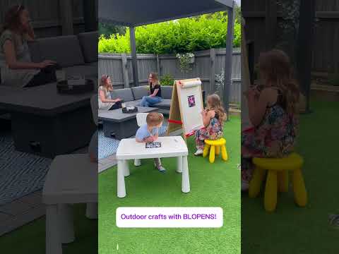 Outdoor Crafts with BLOPens!