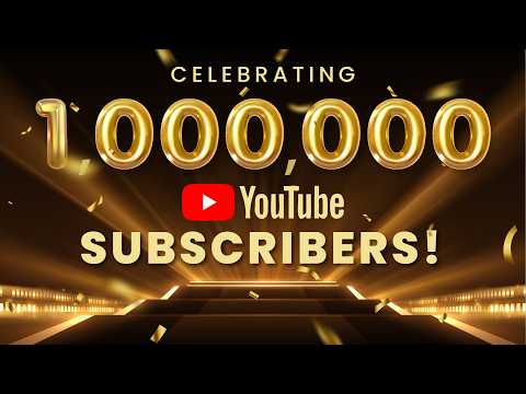 1 Million Subscribers Celebration ❤️ DesignCafe