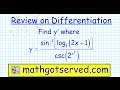 Calculus Derivatives and Rules