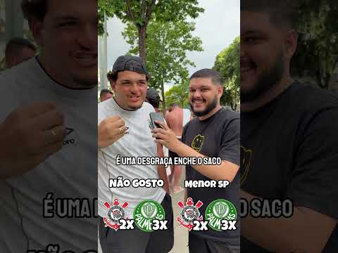 Qual é o menor de São Paulo ?  #corinthians #palmeiras #saopaulo #santos #neymar