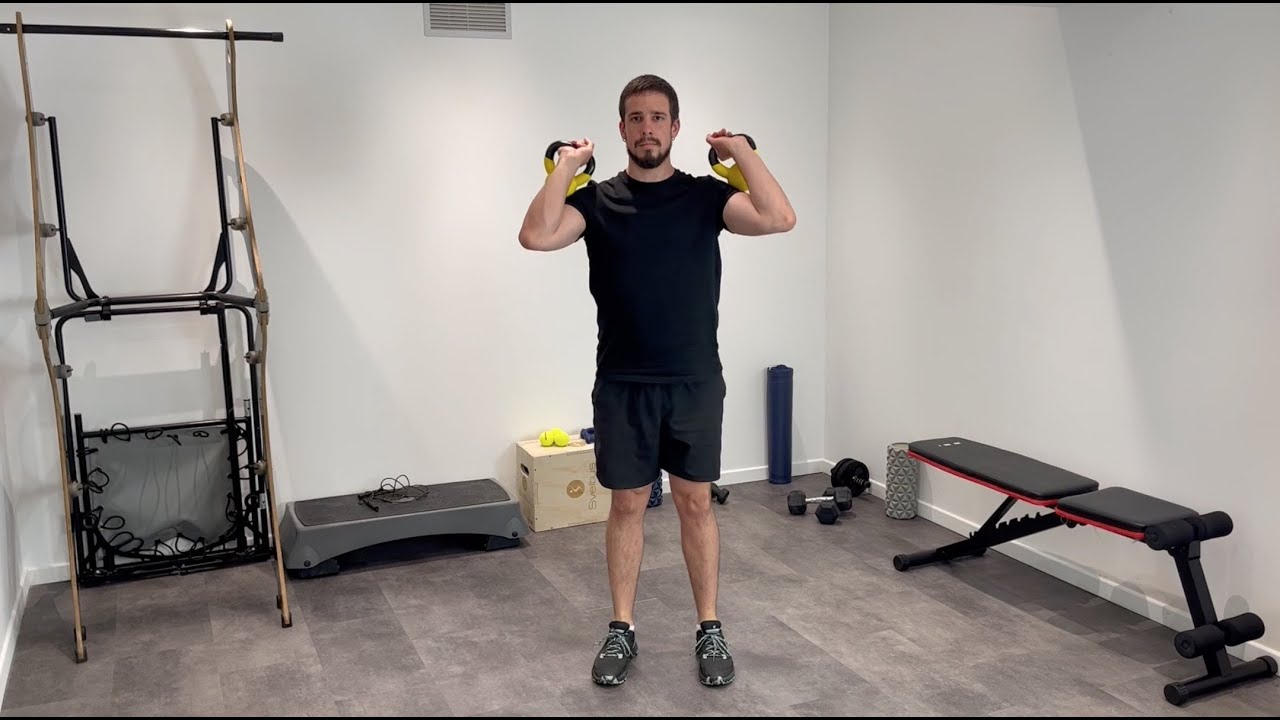 Clean con kettlebell