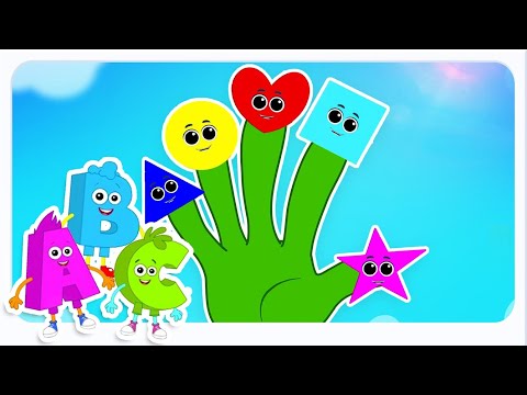 Shape Finger Family + More Preschool Rhymes And Kids Songs